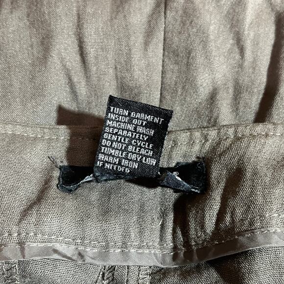 Sandro Sportswear Chino Pants Womens Size 8 Green Straight Leg High Rise Pockets - Picture 9 of 12